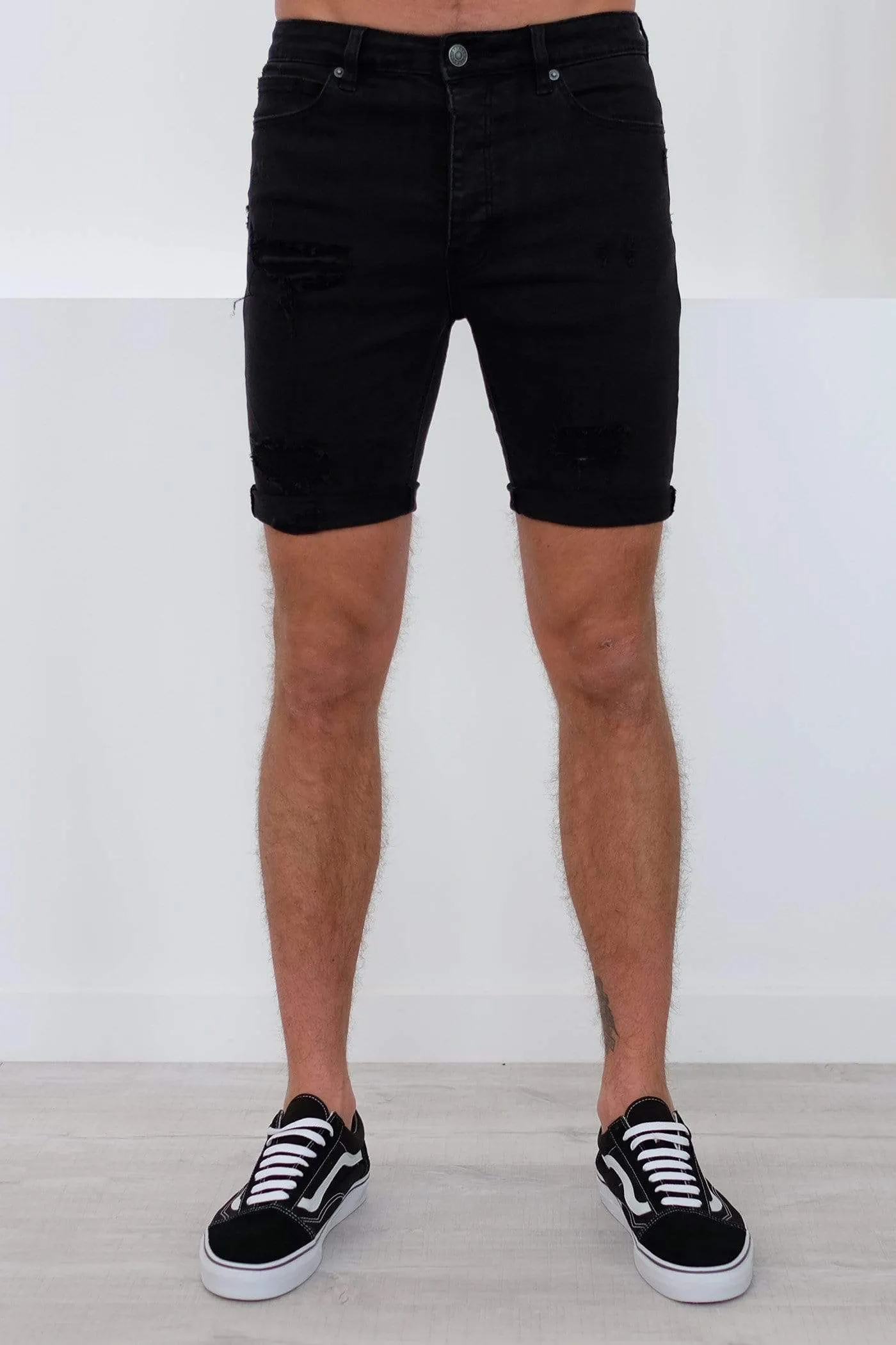 A Dropped Skinny Short Blackout