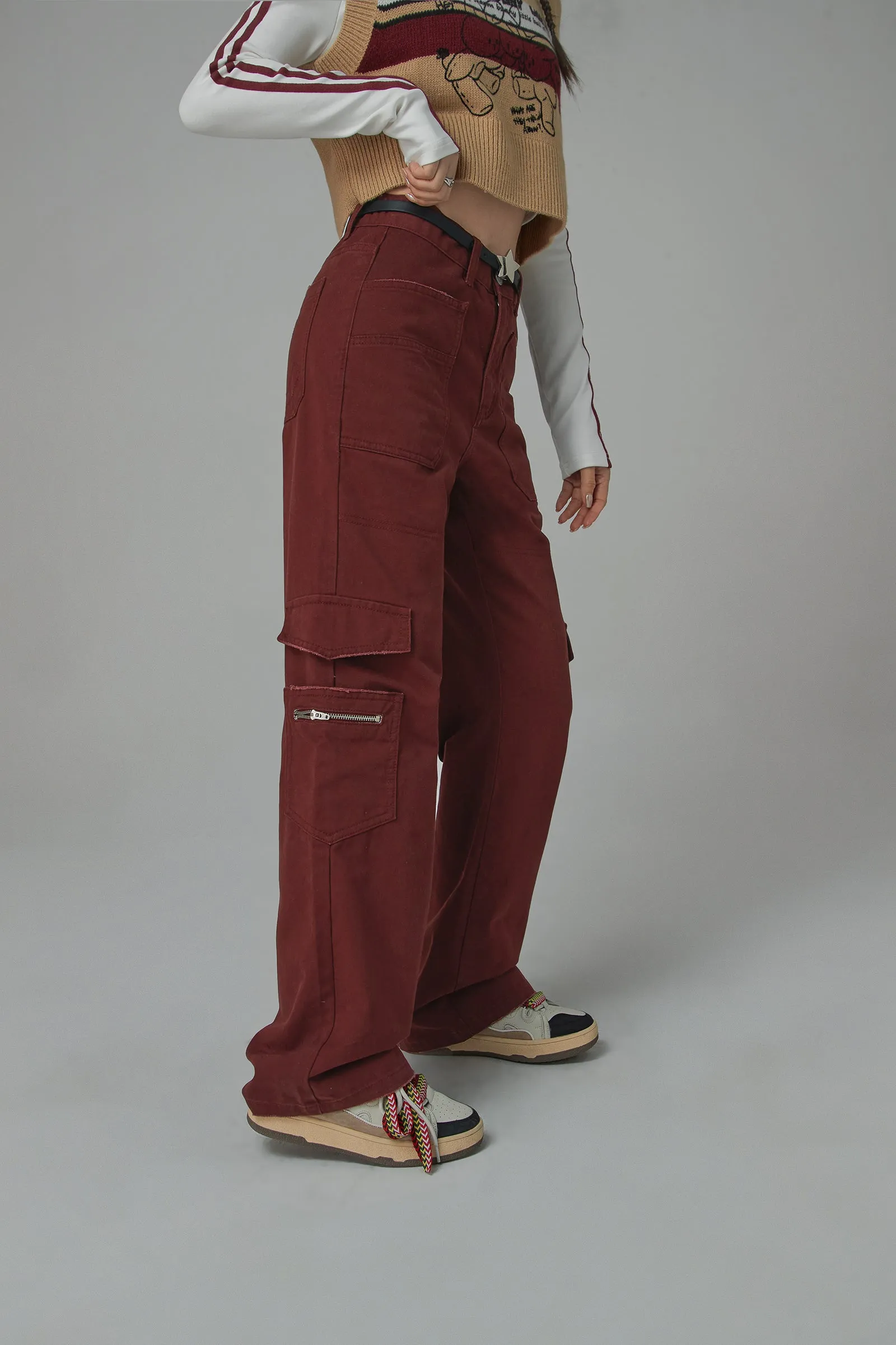 A Moment Cargo Cotton Pants