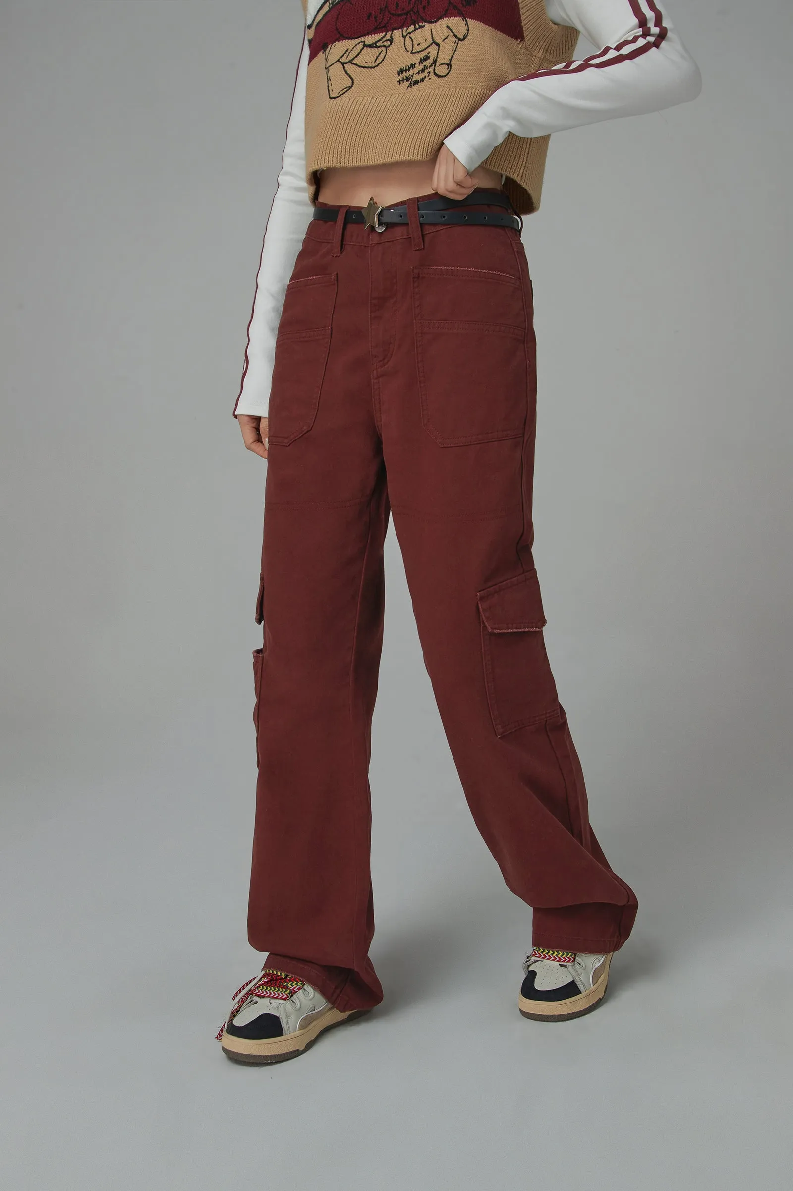 A Moment Cargo Cotton Pants