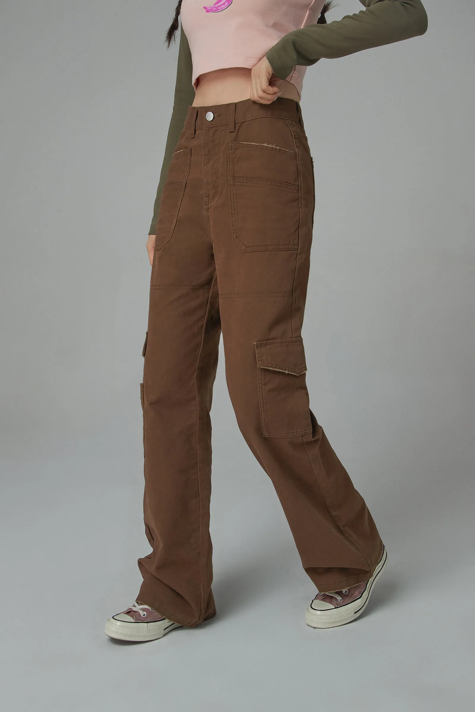 A Moment Cargo Cotton Pants