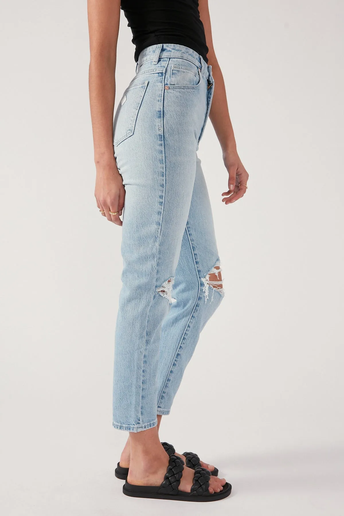 Abrand High Slim Gina RIP Jeans