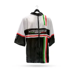 AGV Jersey - Black White Red Green