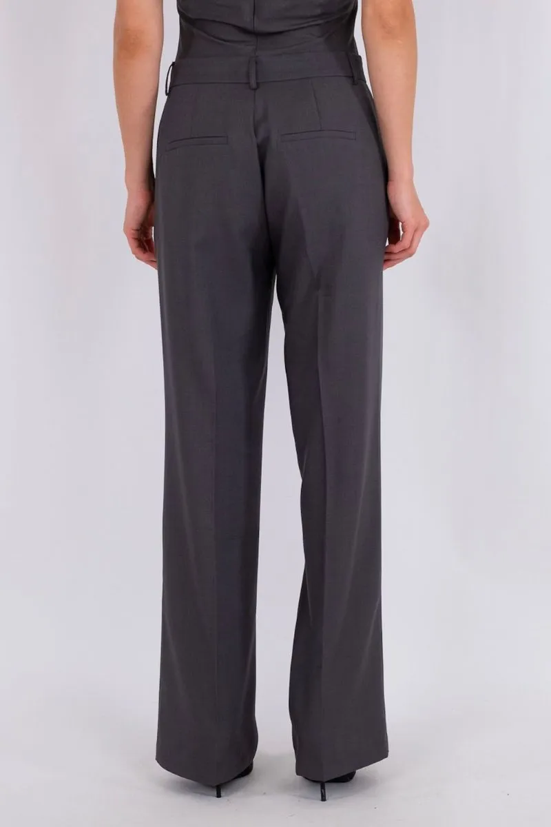 Alice Melange Pants 161170 | Dark Grey | Bukser fra Neo Noir