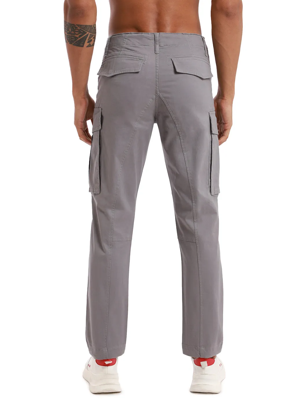 Aqua Gray Cargo Pant