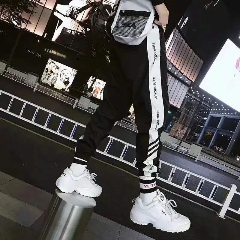 Arrows, Black and White Loose Pants