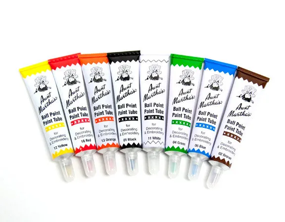 Aunt Martha's Ball Point Paint Tubes