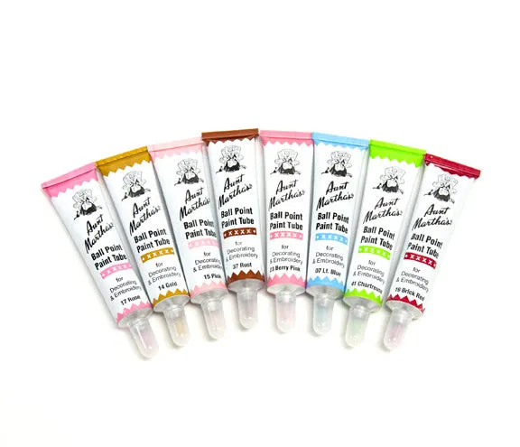 Aunt Martha's Ball Point Paint Tubes