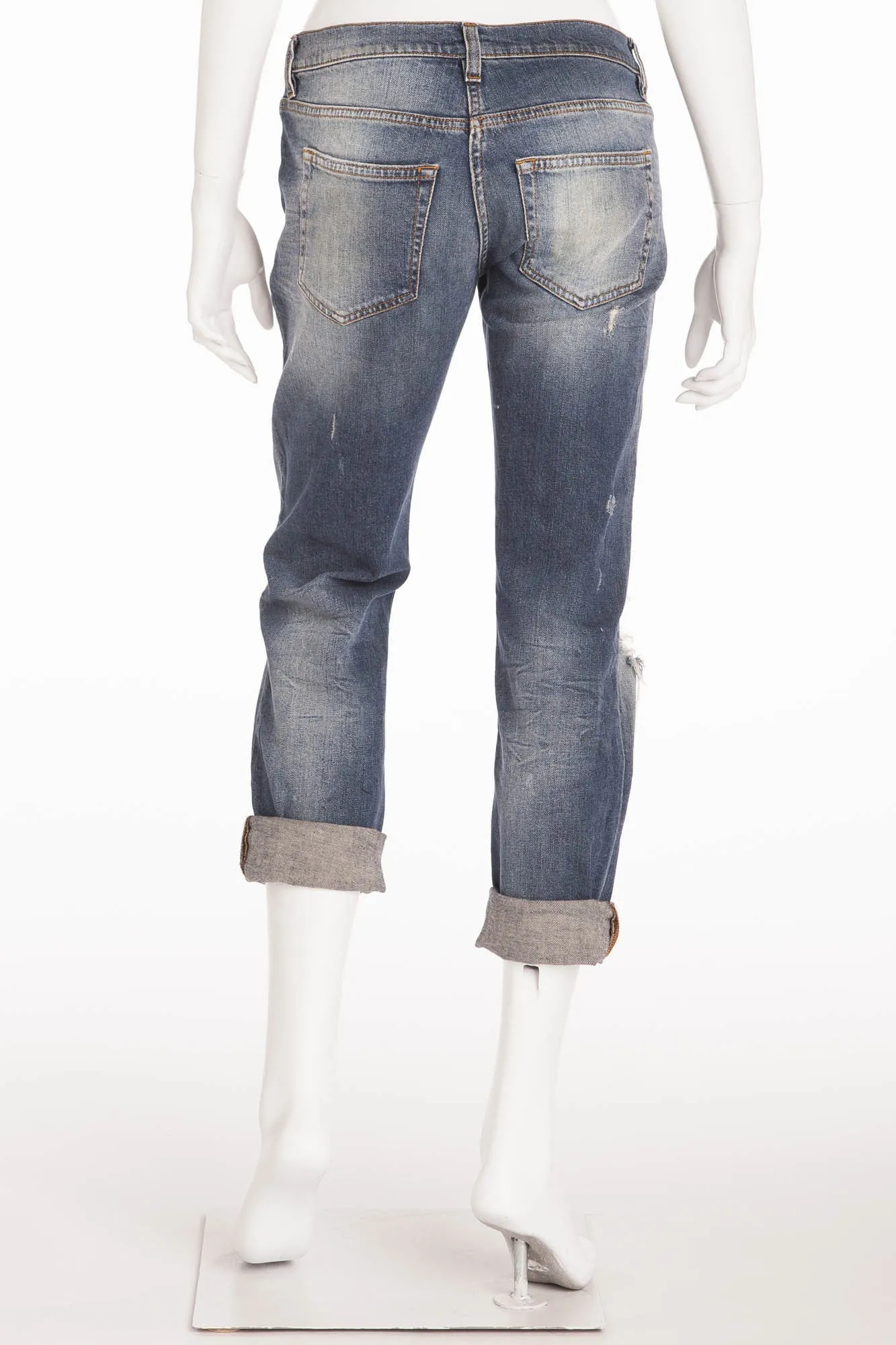 Balmain - Dark Wash Boyfriend Jeans - FR 40