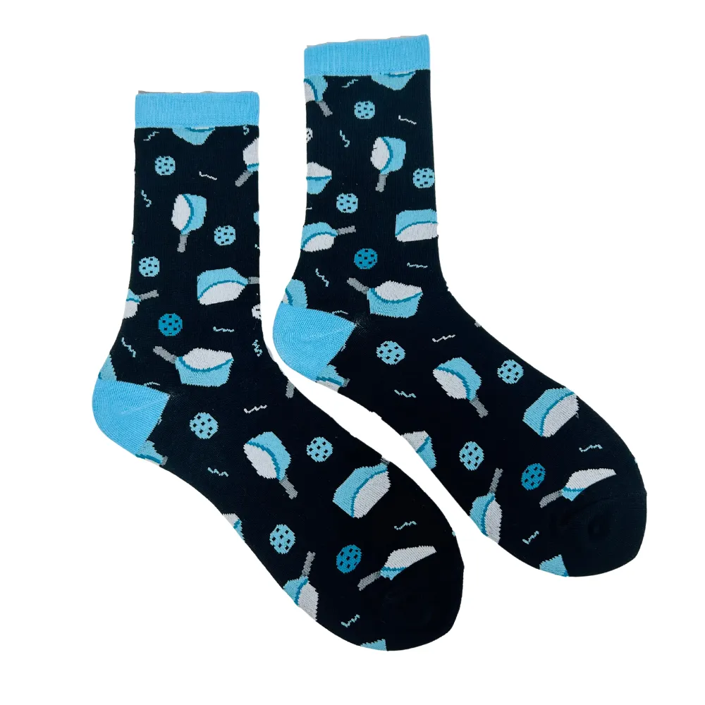 Bamboo Pickleball Socks- Blue - Born to Rally