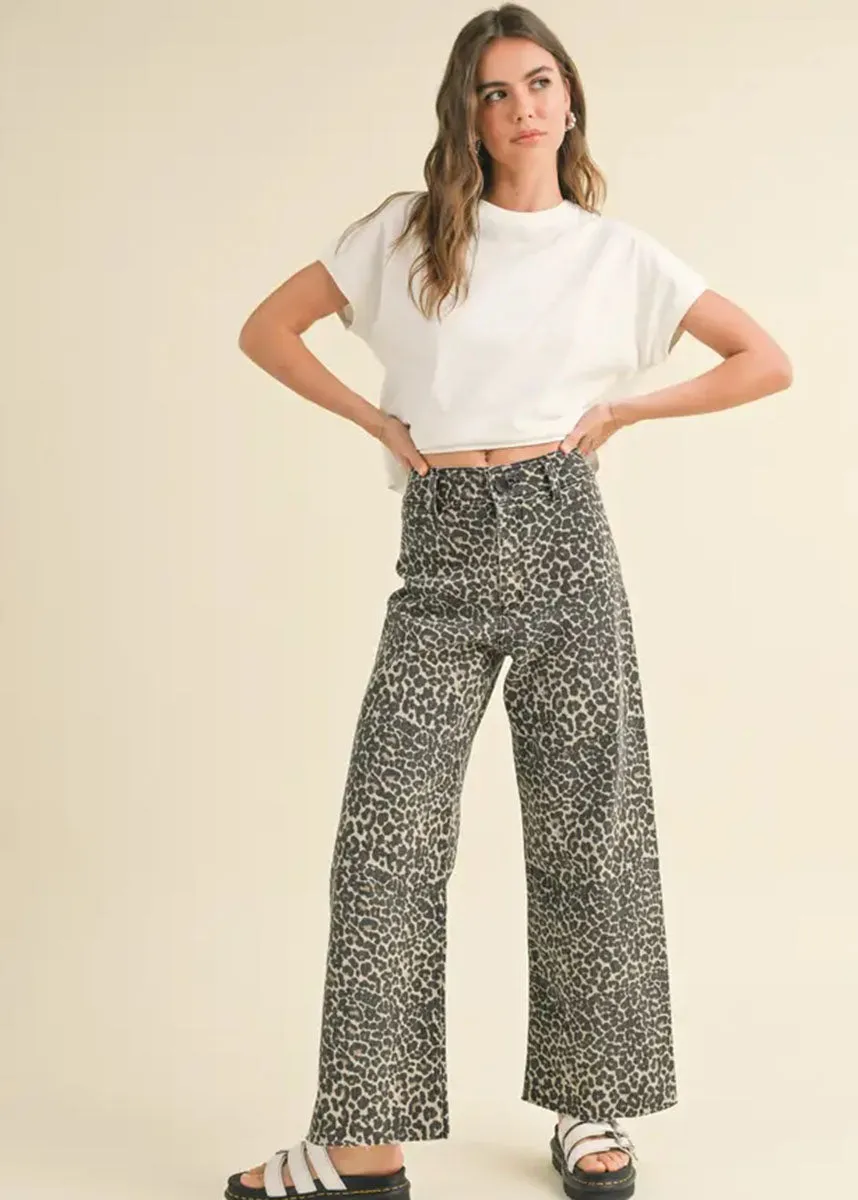 Bernadette Leopard Print Pants