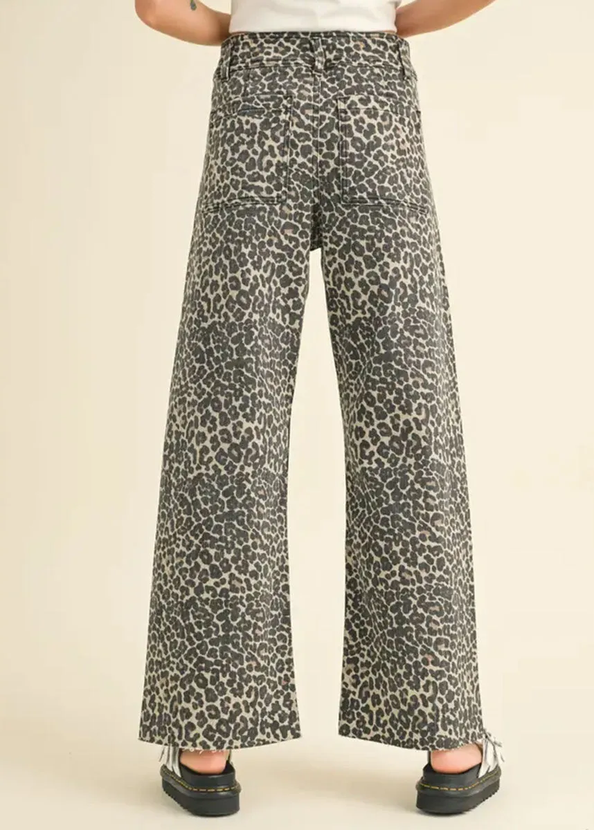 Bernadette Leopard Print Pants