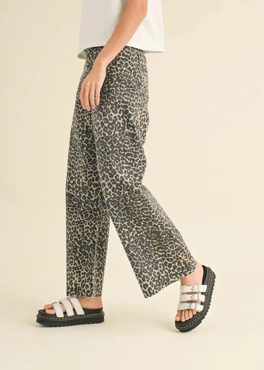 Bernadette Leopard Print Pants