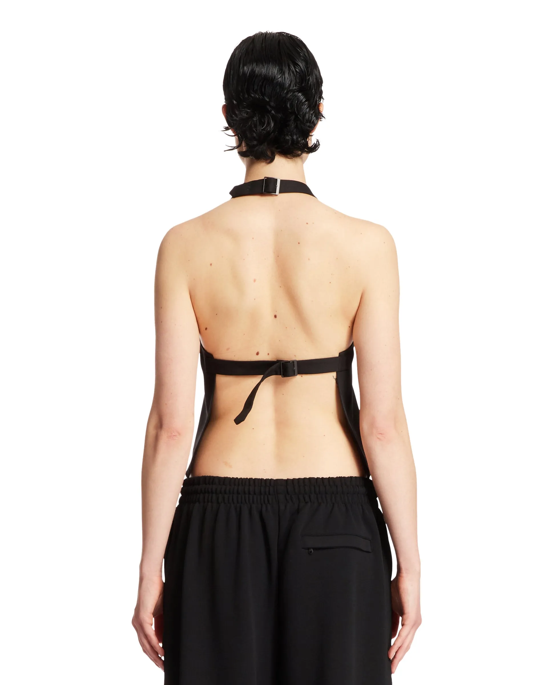 Black Open Back Top