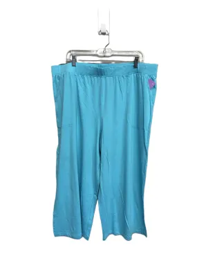 Blue Pants Lounge By Denim And Co Qvc, Size: 18