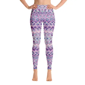 Bohemian Waves Yoga Pants with pocket for women