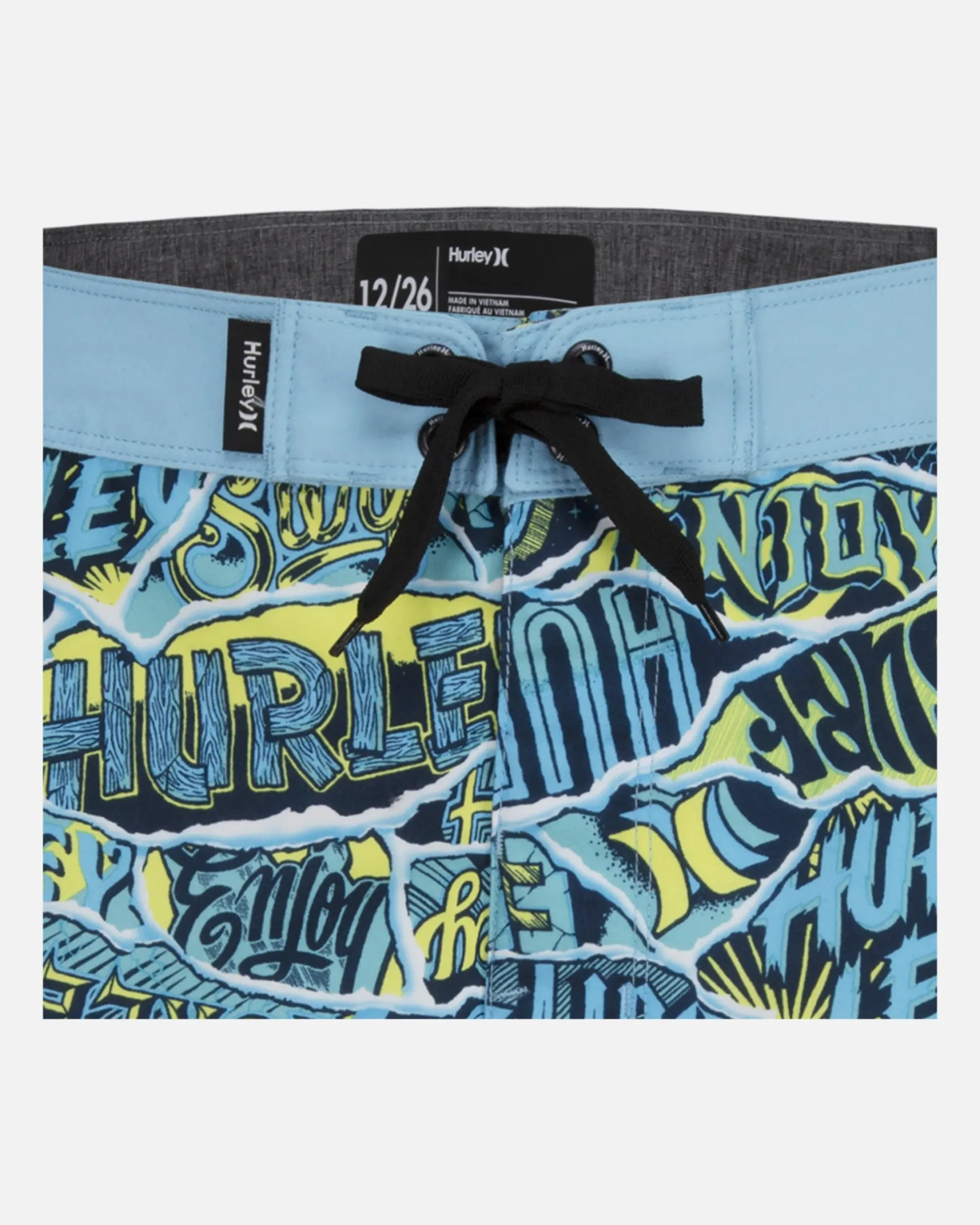 Boys Ripped Sticker Boardshort