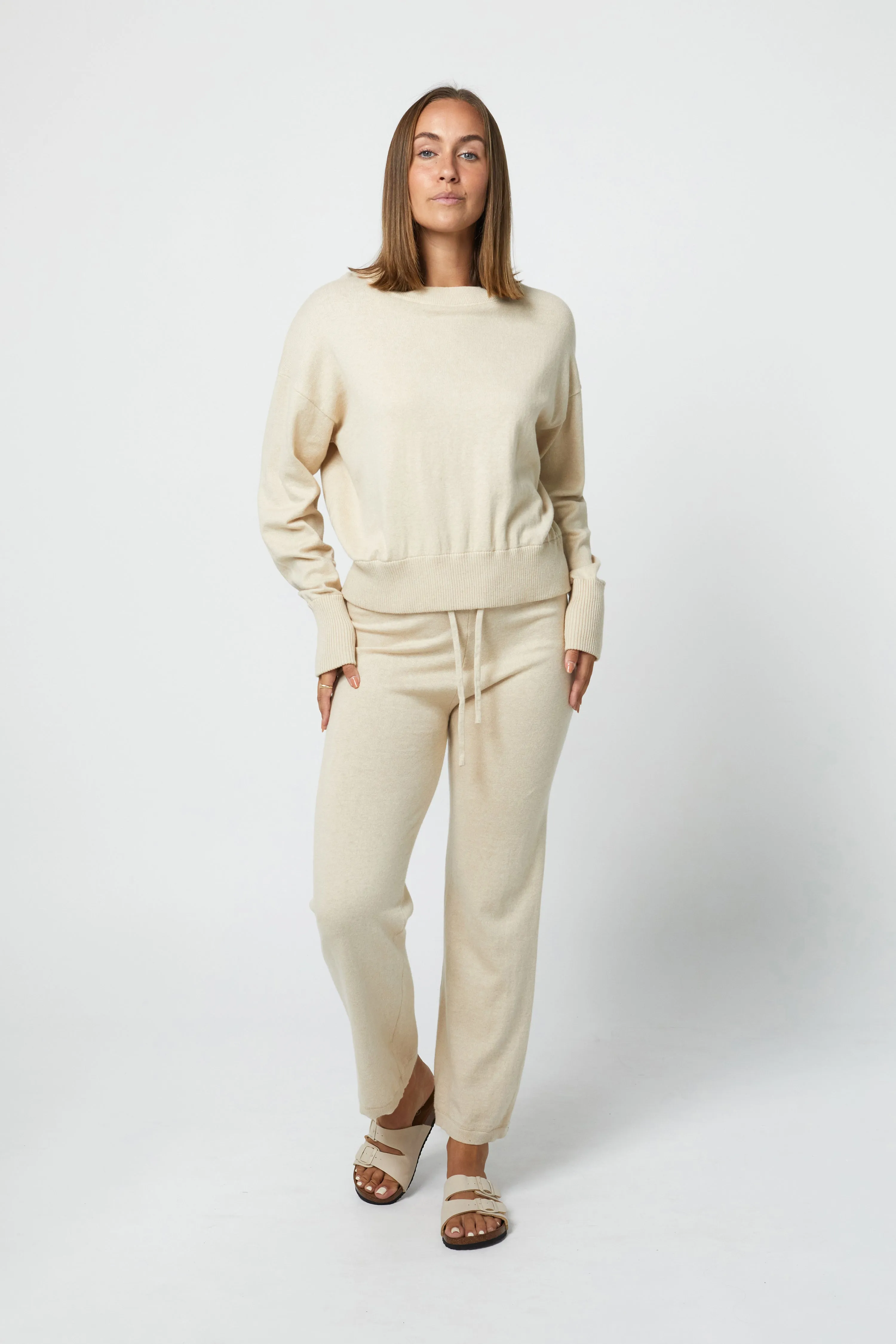 CALLIE LOUNGE PANT - CARAMEL