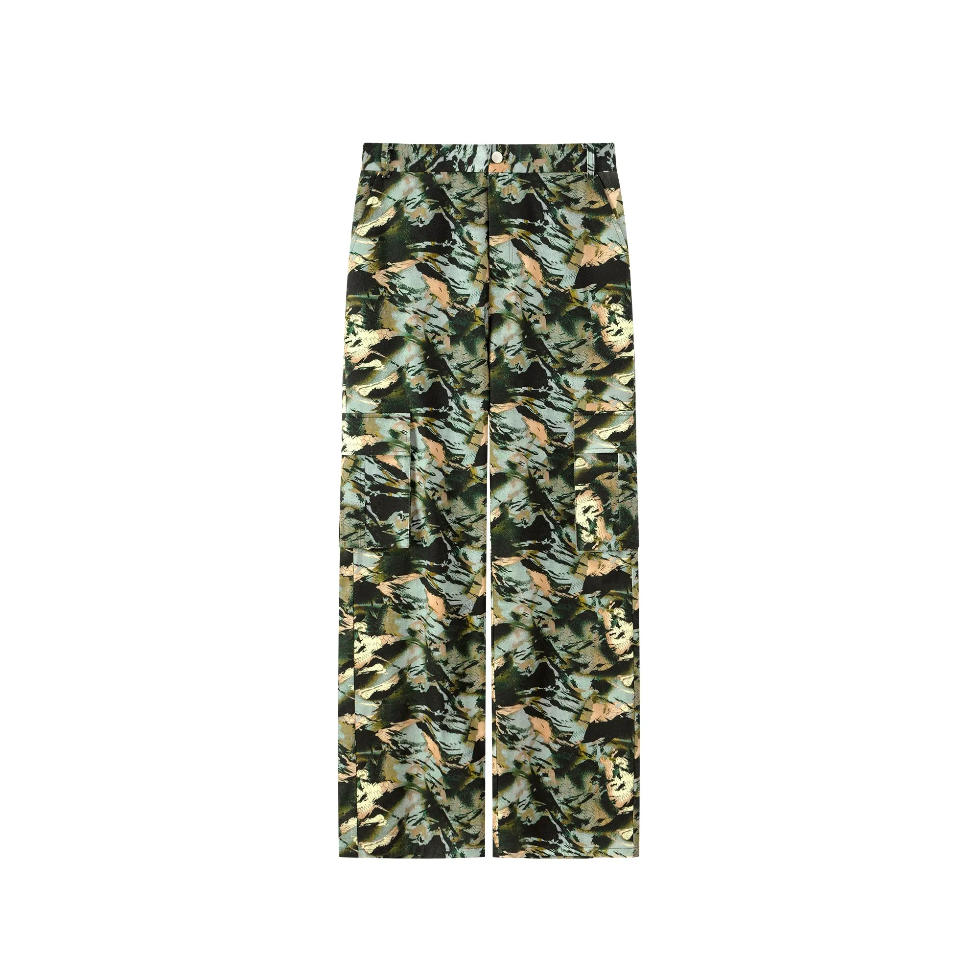 Camouflage Pocket Cargo Pants