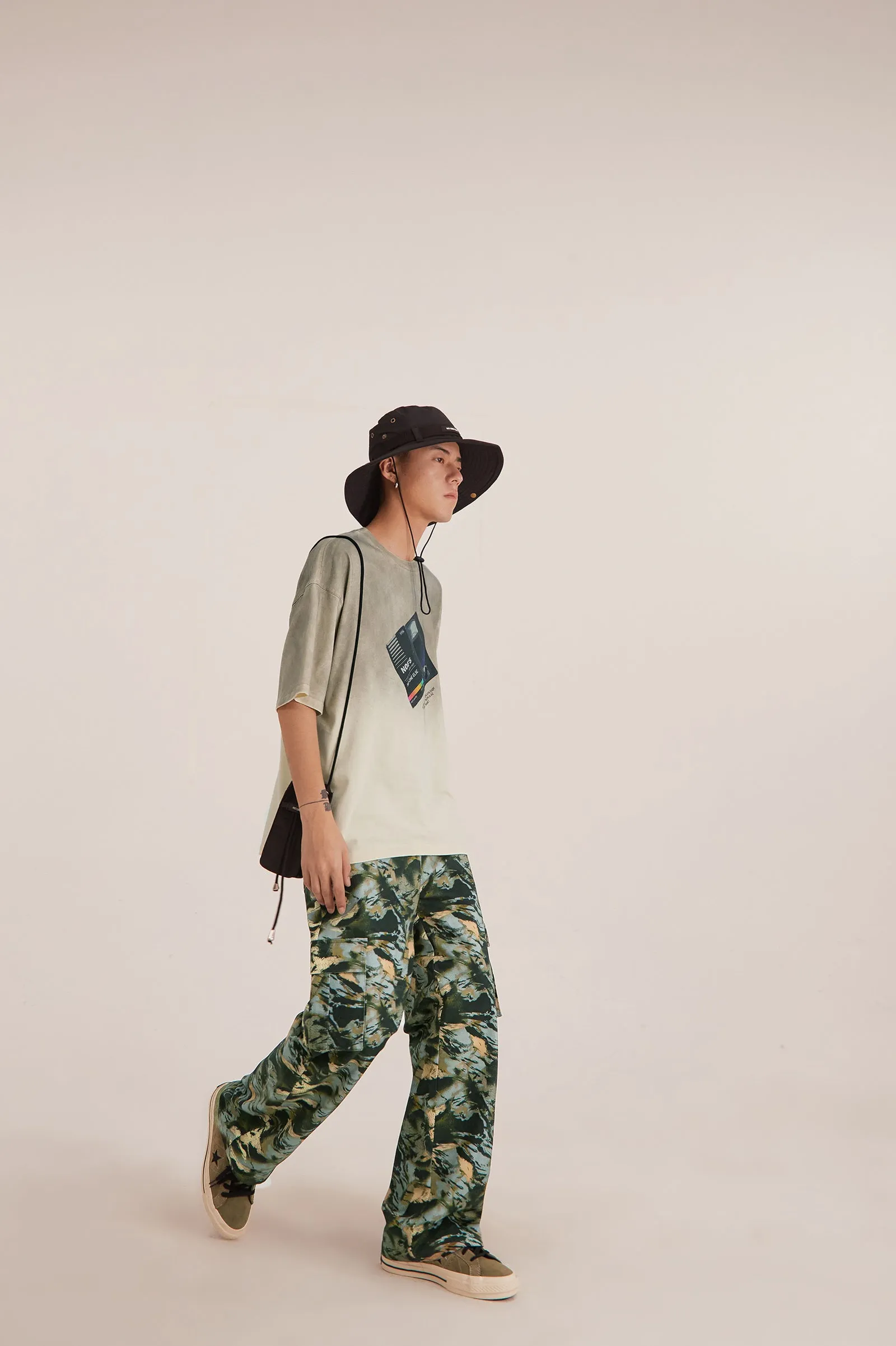 Camouflage Pocket Cargo Pants