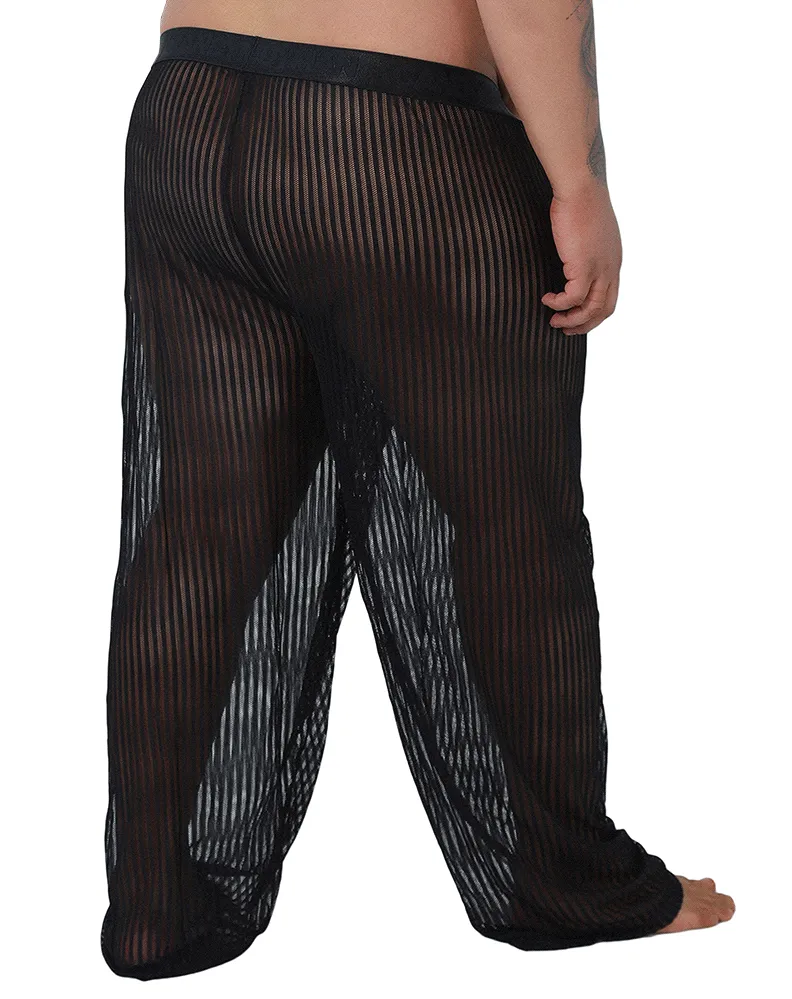 Candyman 99496x Mesh Lounge Pants Black