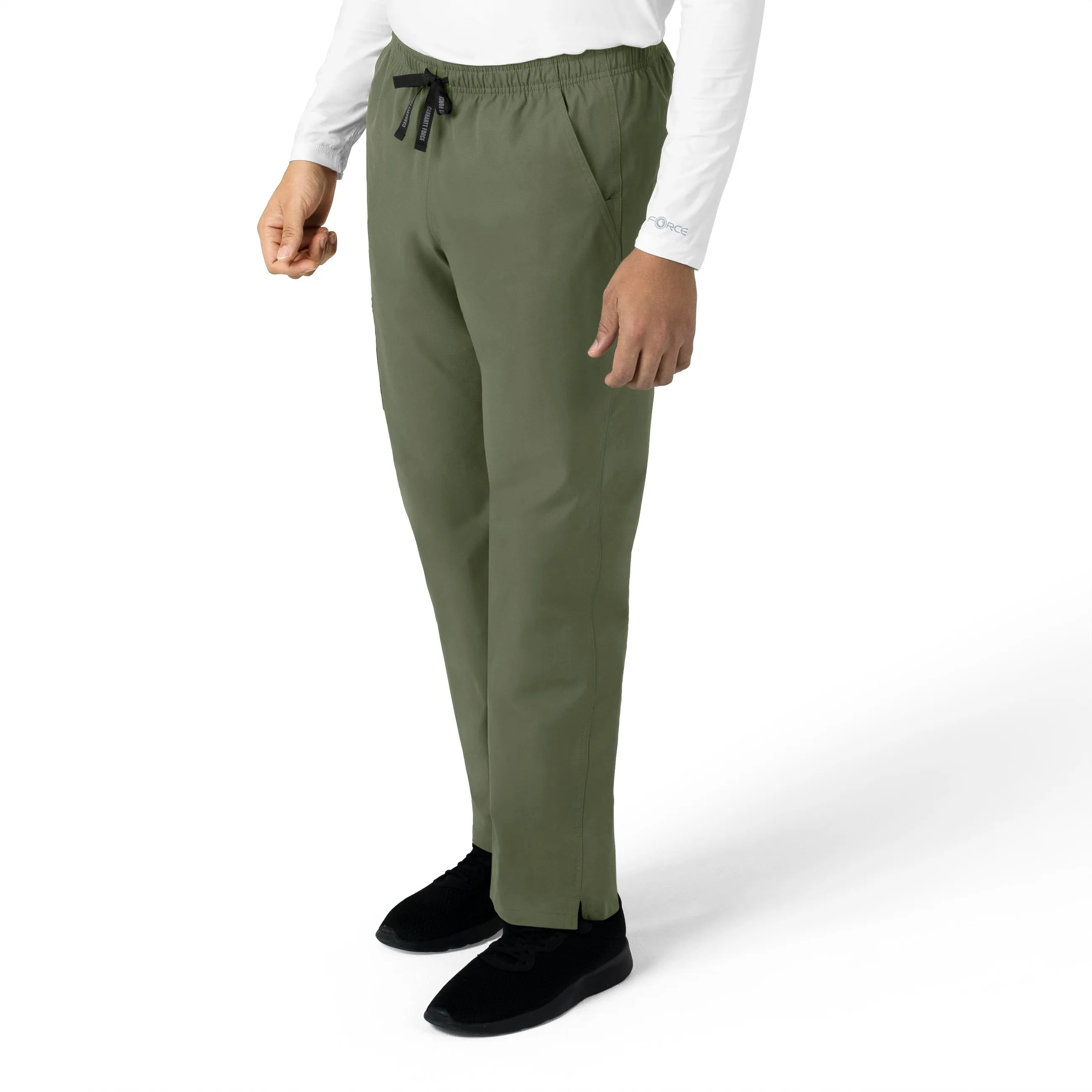 Carhartt Force Essentials Unisex Elastic Waist Cargo Scrub Pant - Olive