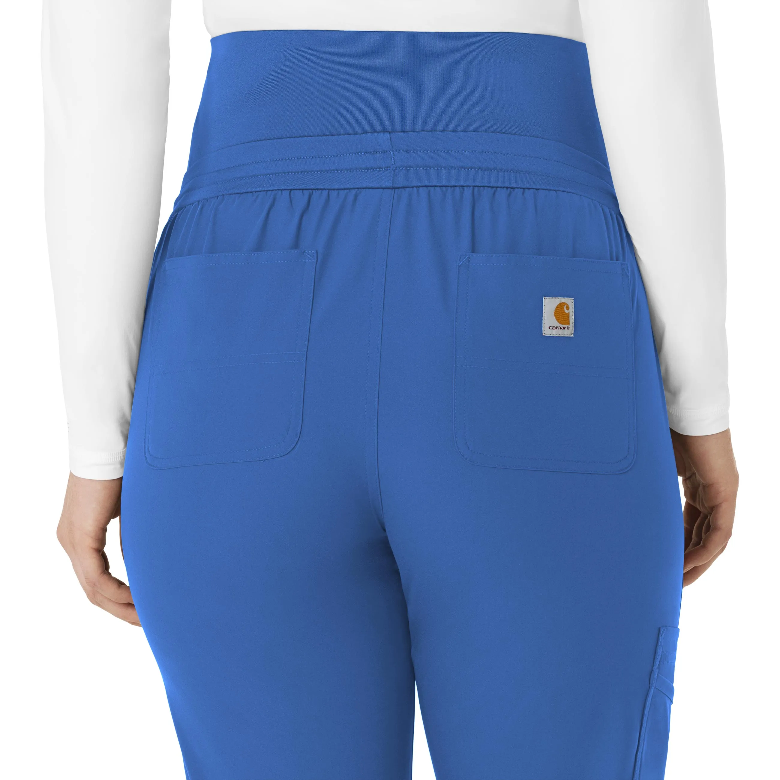 Carhartt Force Essentials Women's Maternity Jogger Scrub Pant - Royal