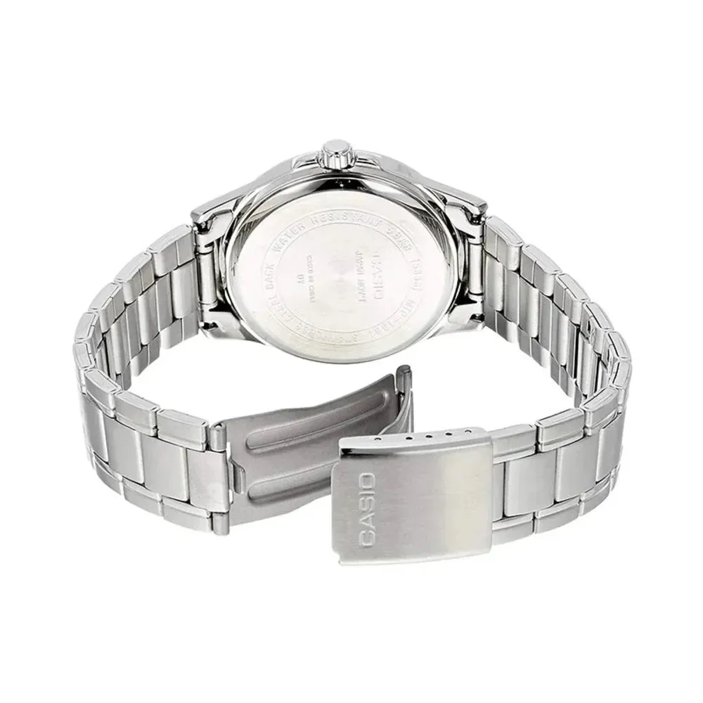 Casio - MTP-1381D-7AVDF - Stainless Steel Wrist Watch for Men - Silver & Black