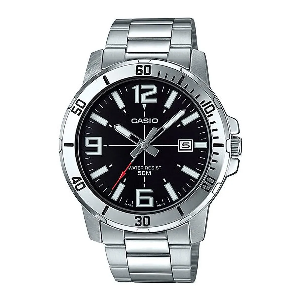 Casio - MTP-VD01D-1BVUDF - Stainless Steel Wrist Watch for Men