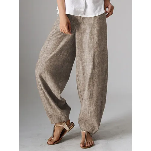 Casual Solid Harem Pants