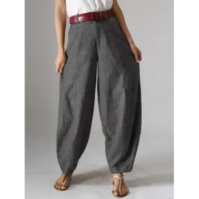 Casual Solid Harem Pants