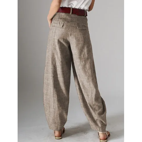 Casual Solid Harem Pants