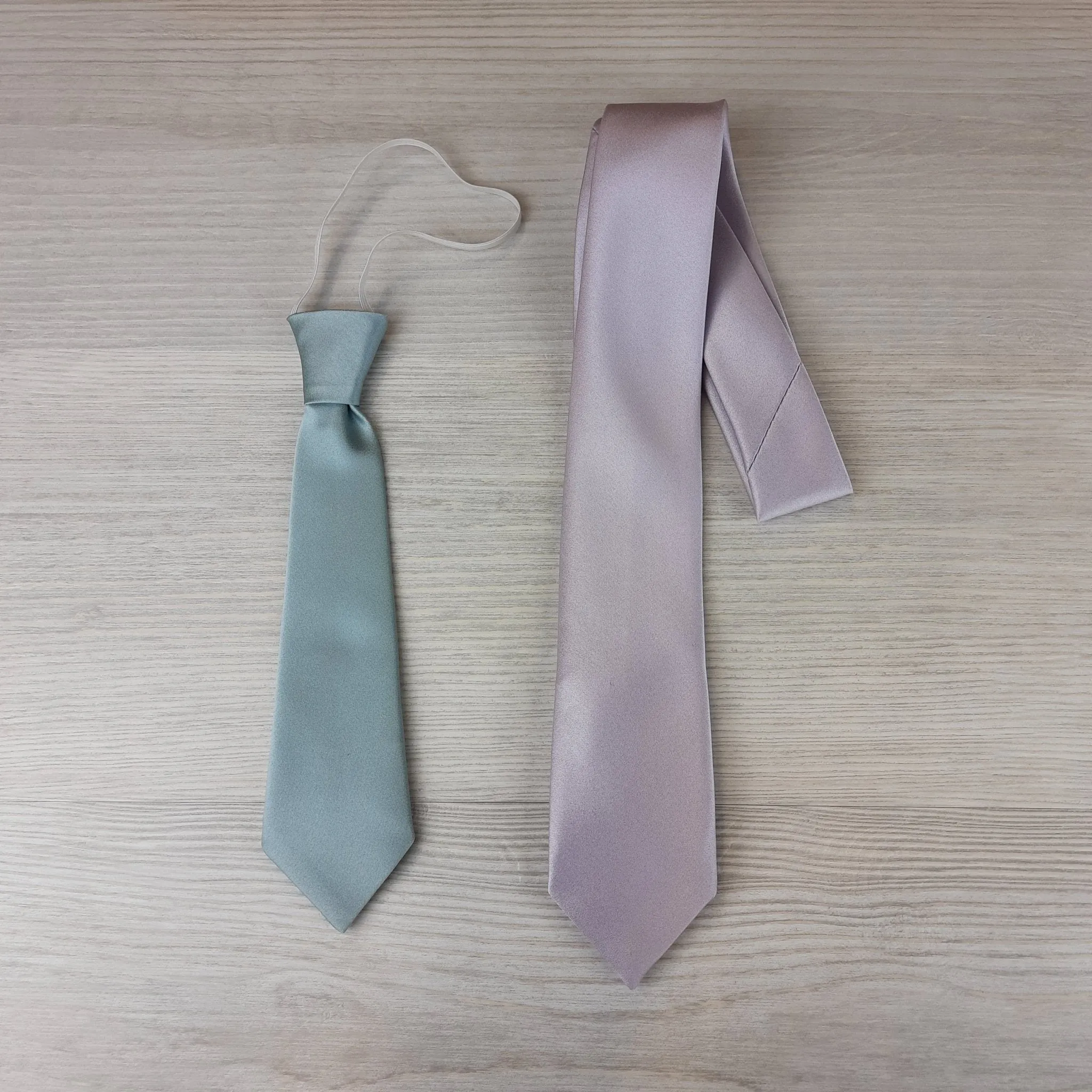 Celestial Blue Shantung Boys Tie