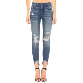 Cello Cropped Skinny- Medium Wash