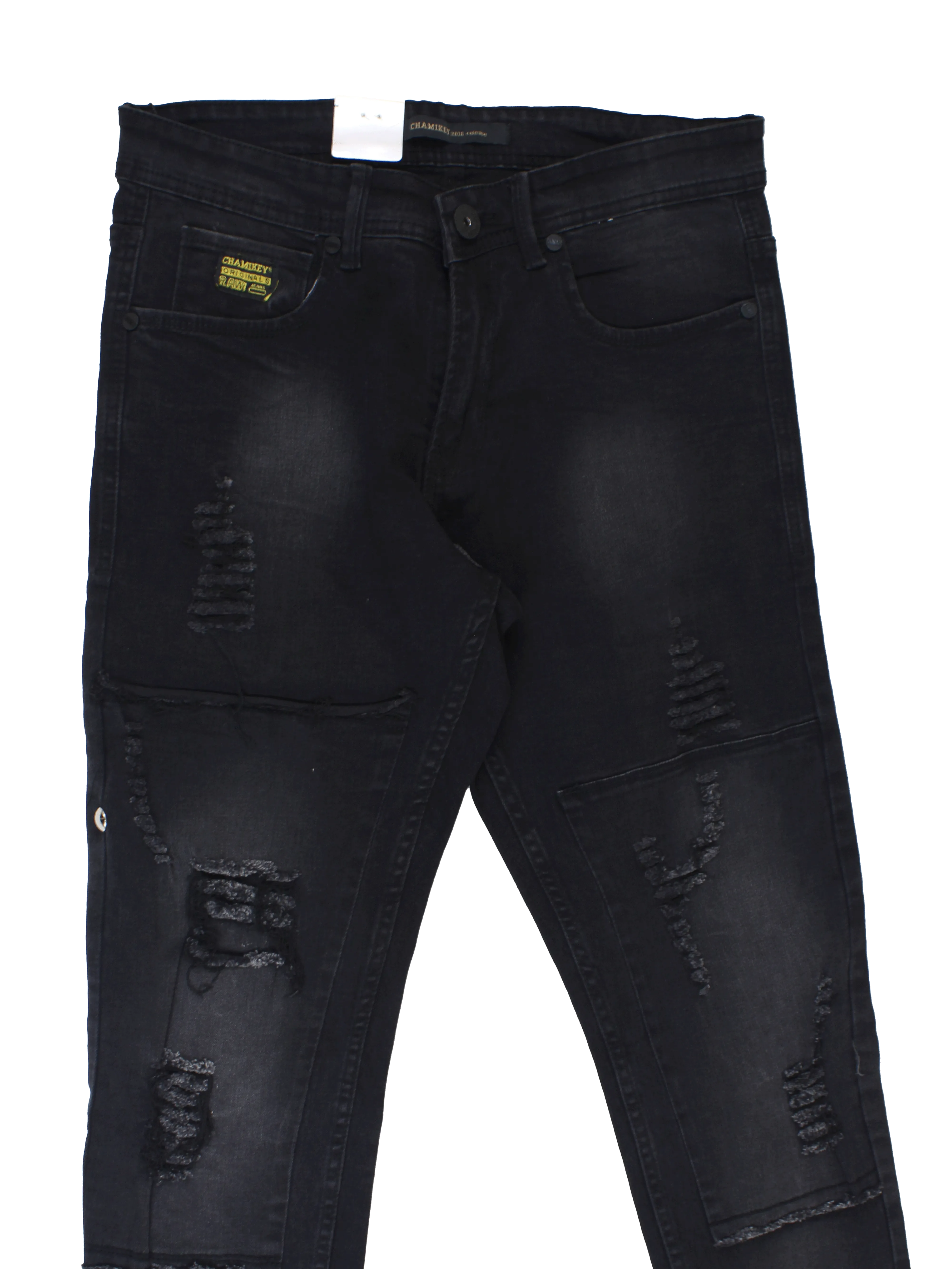 CHAMIKEY Black Ripped Jeans