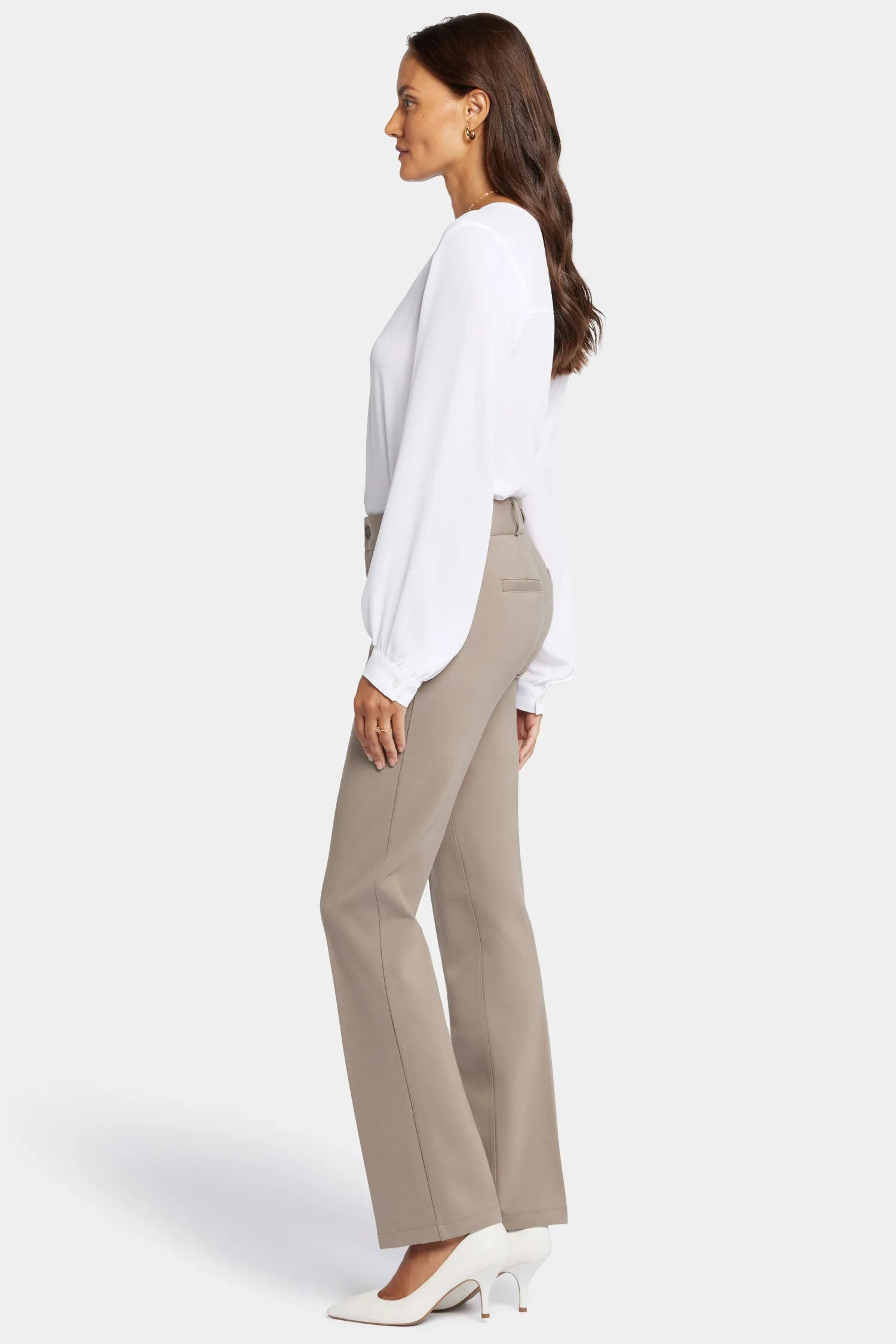 Classic Trouser Pants In Petite - Saddlewood