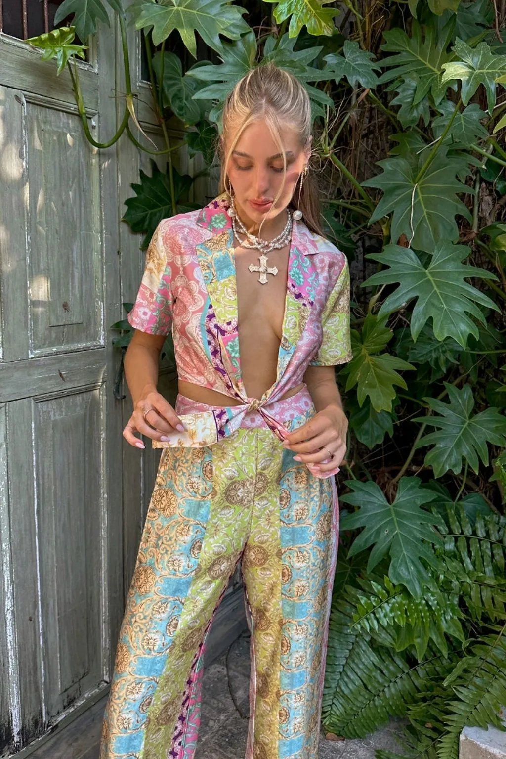 Coral Cove Floral Pants