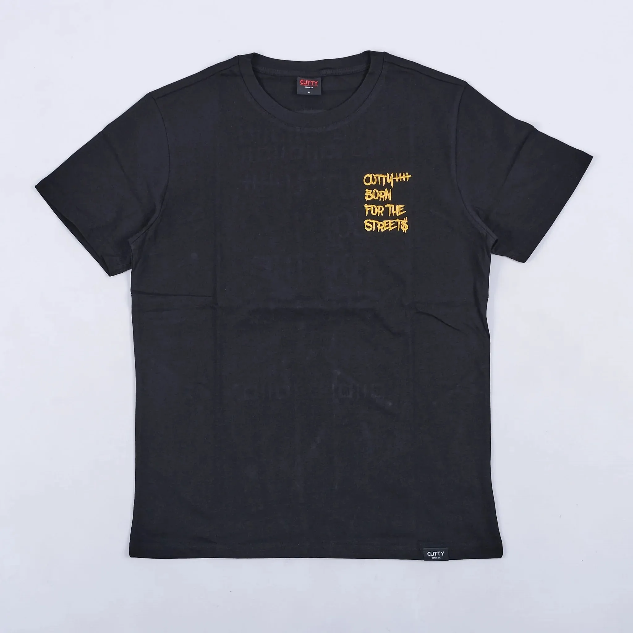 CUTTY BORN T-SHIRT( BLACK)