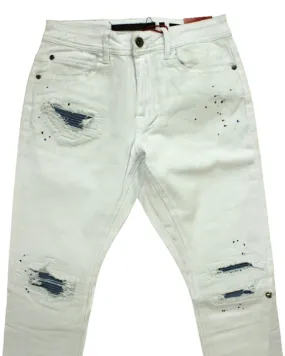 Cutty White Hawk Slim Fit Skinny Leg Jeans