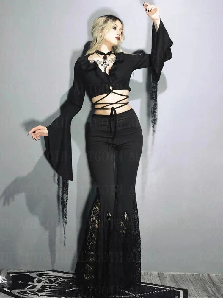 Dark Gothic Vintage Stylish Halloween Pants