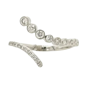 DIAMOND SPIRAL RING