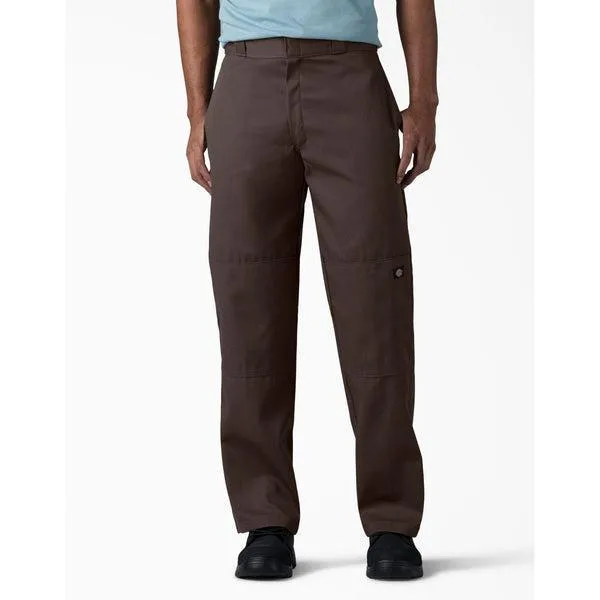 Dickies Loose Fit Double Knee Work Pant Dark Brown