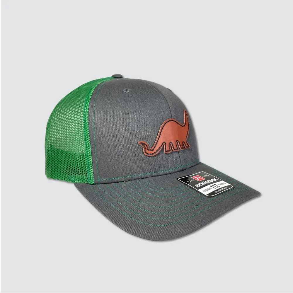 DINO Leather Patch Cap