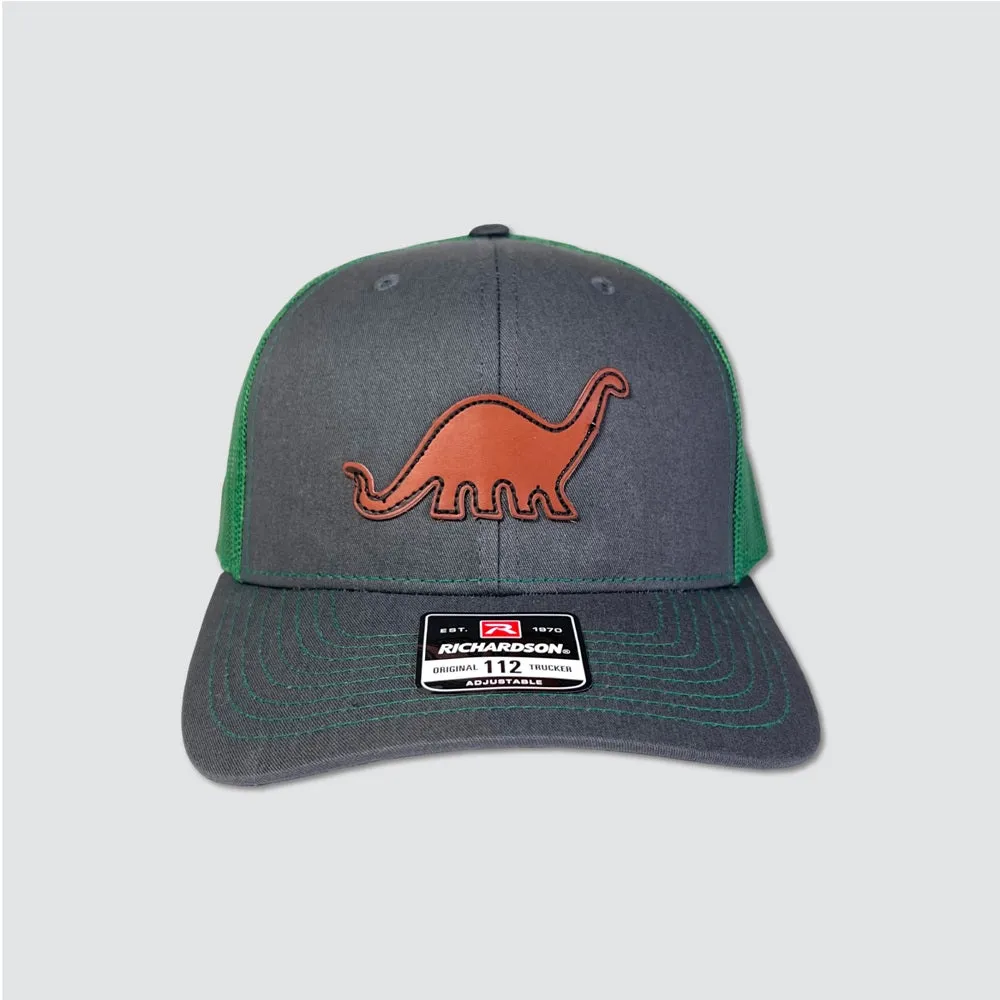 DINO Leather Patch Cap