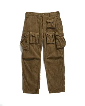 Engineered Garments Khaki Cotton 4.5W Corduroy FA Pants - Stylish and Comfortable Casual Wear