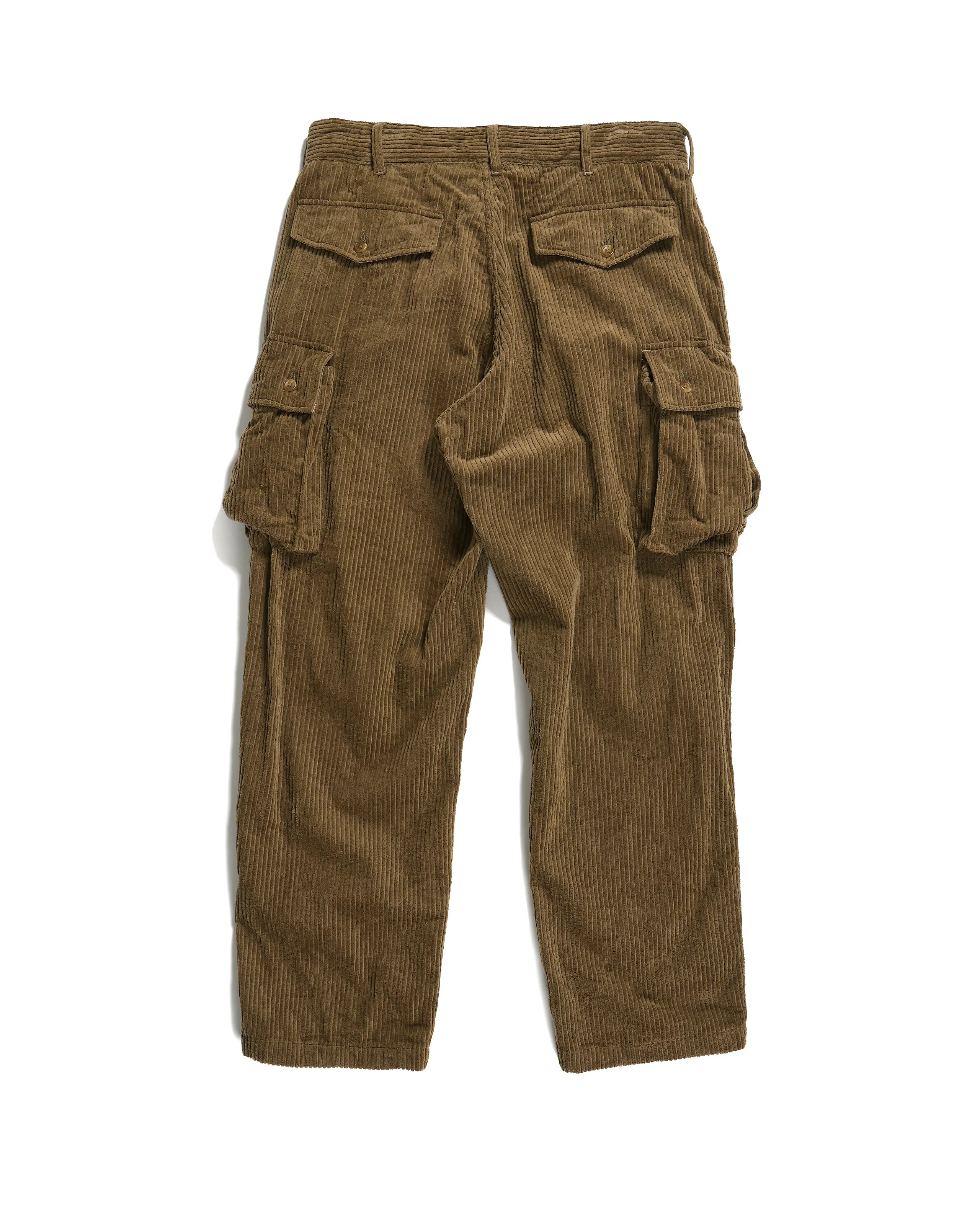 Engineered Garments Khaki Cotton 4.5W Corduroy FA Pants - Stylish and Comfortable Casual Wear