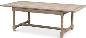 Equestrian Barn Gray Extension Dining Table