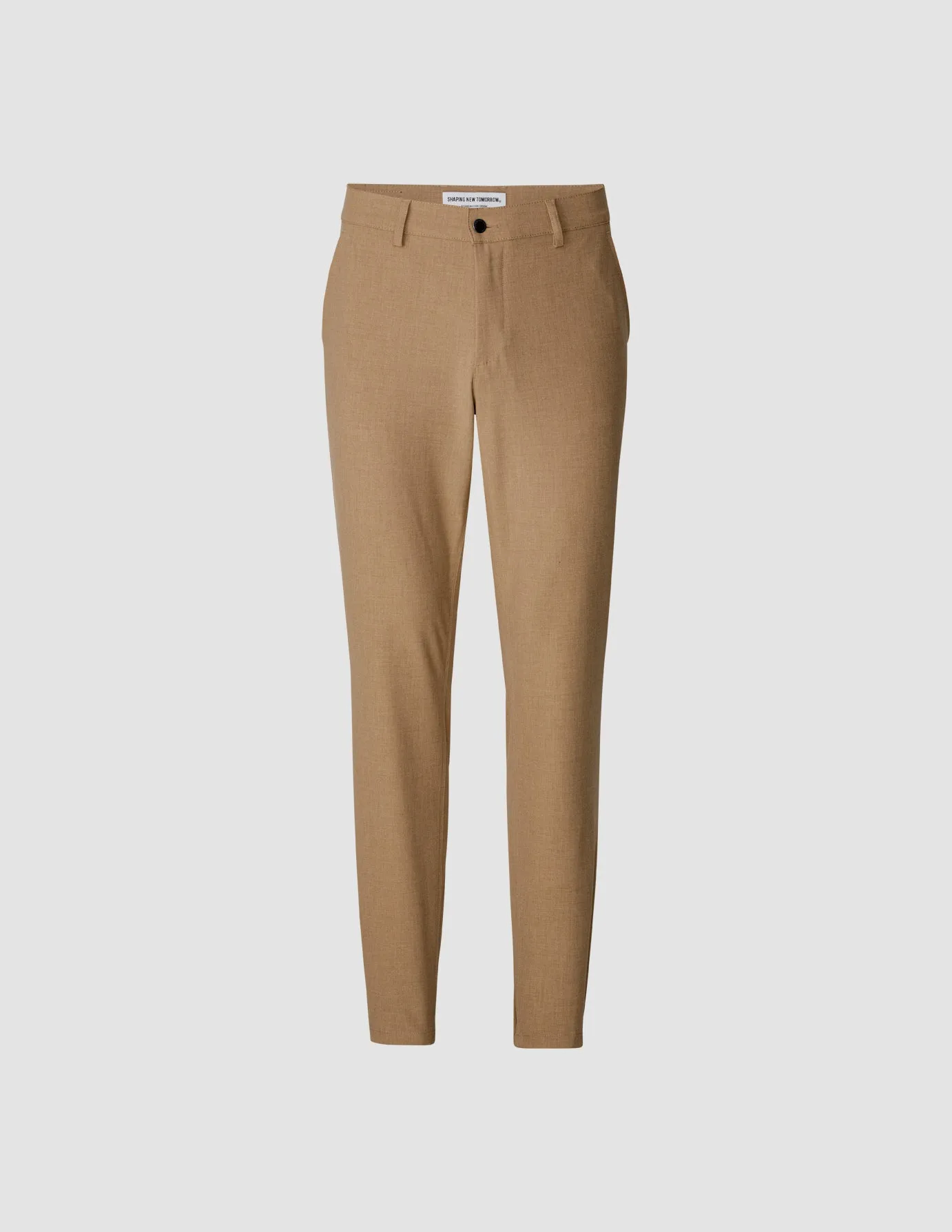 Essential Pants Slim Sand Melange