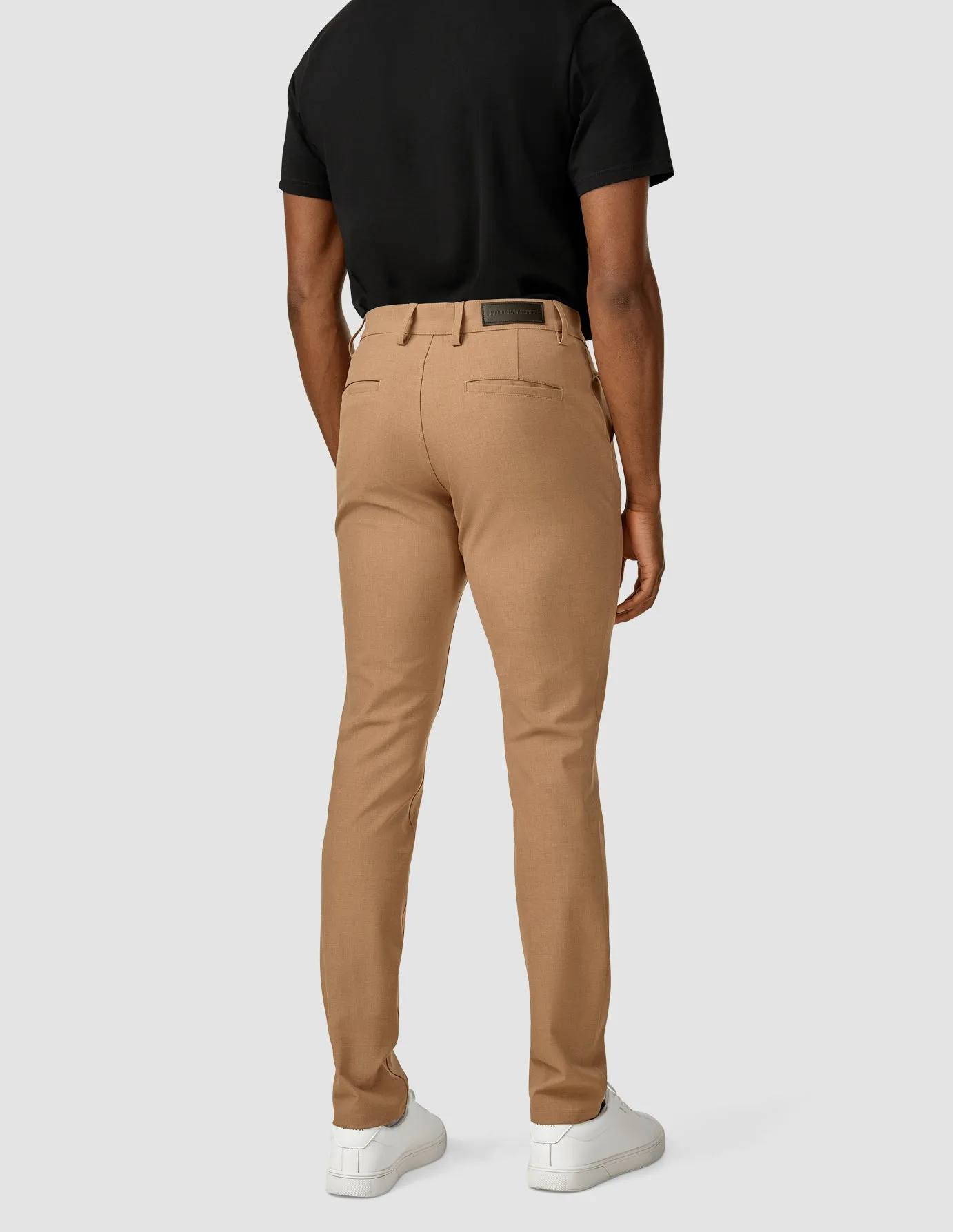 Essential Pants Slim Sand Melange