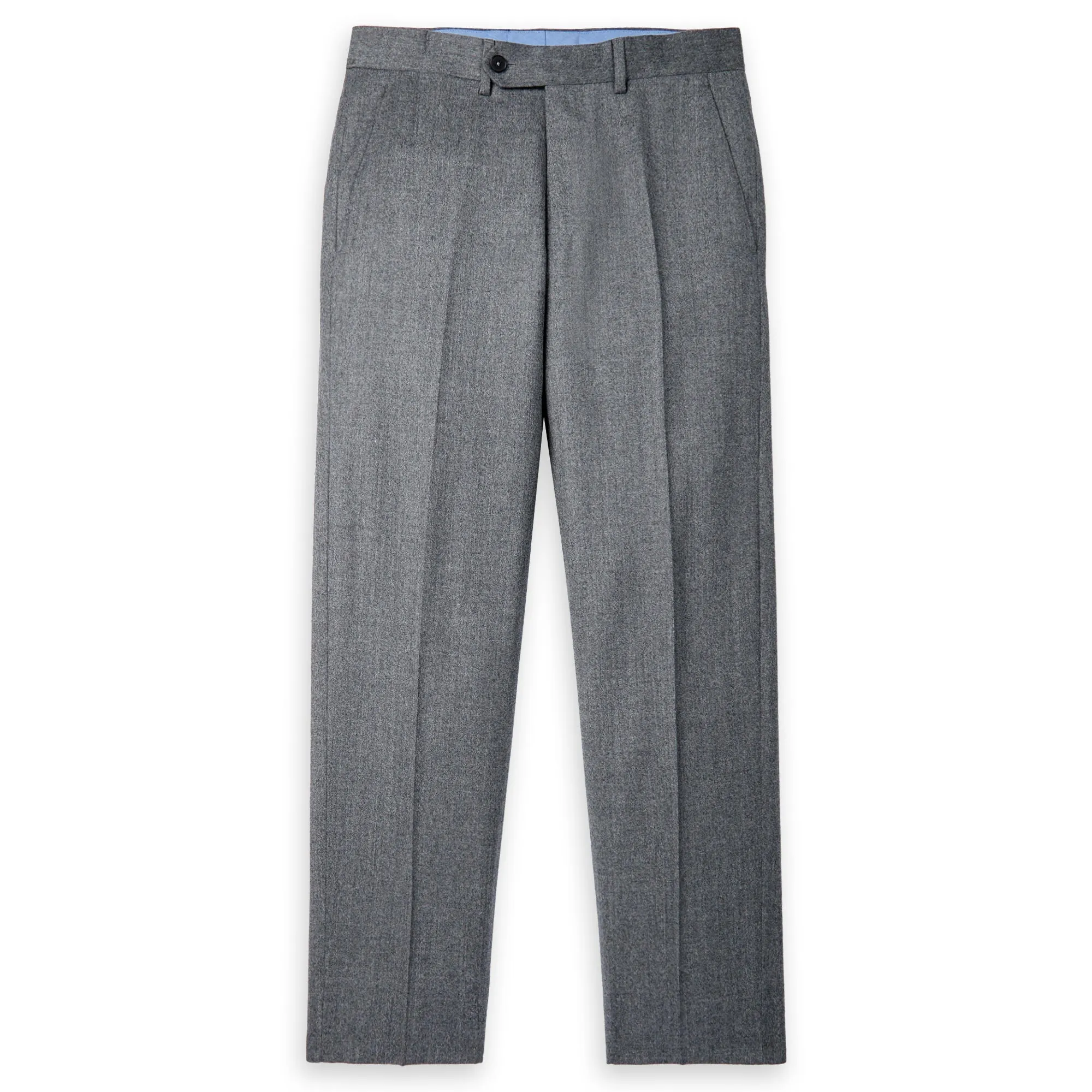 Essex Grey Flannel Dress Pants - Tailored Fit