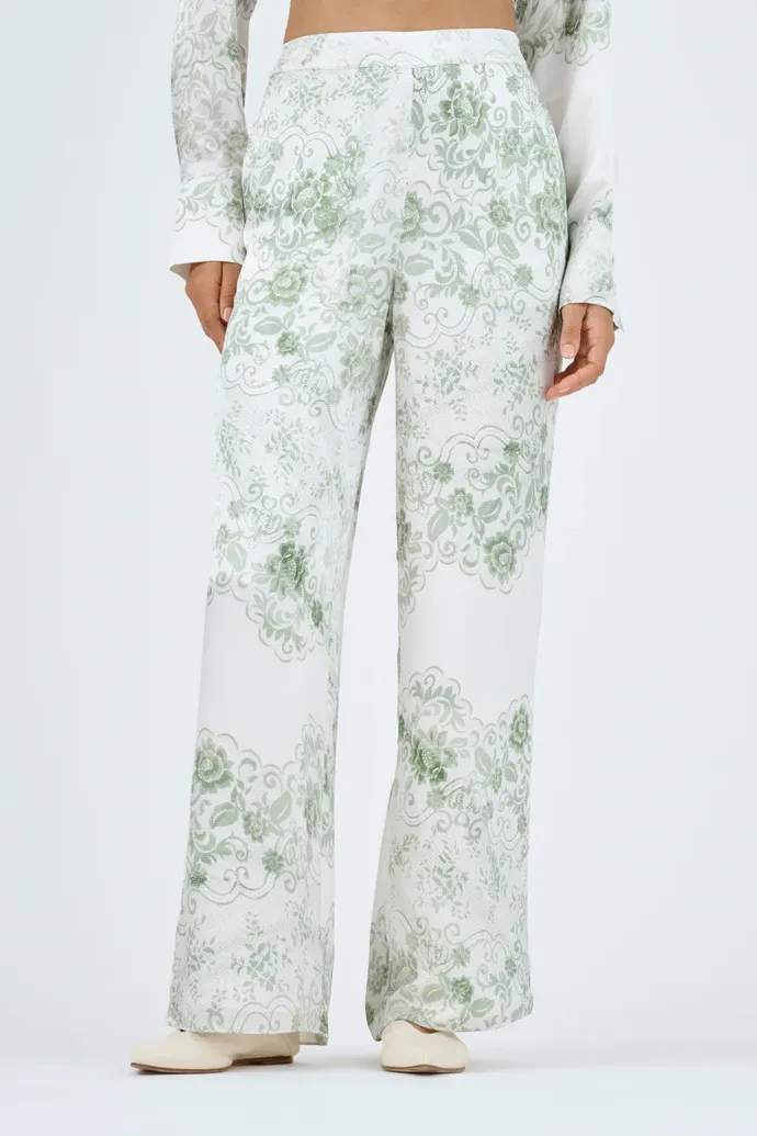 Fez Pant - Sari Lace Orchid